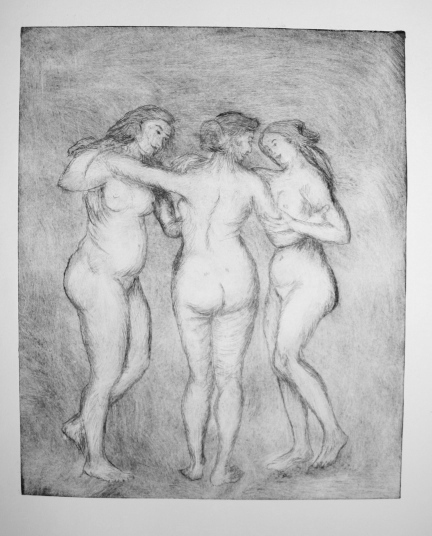 three graces 1820 12 x 9